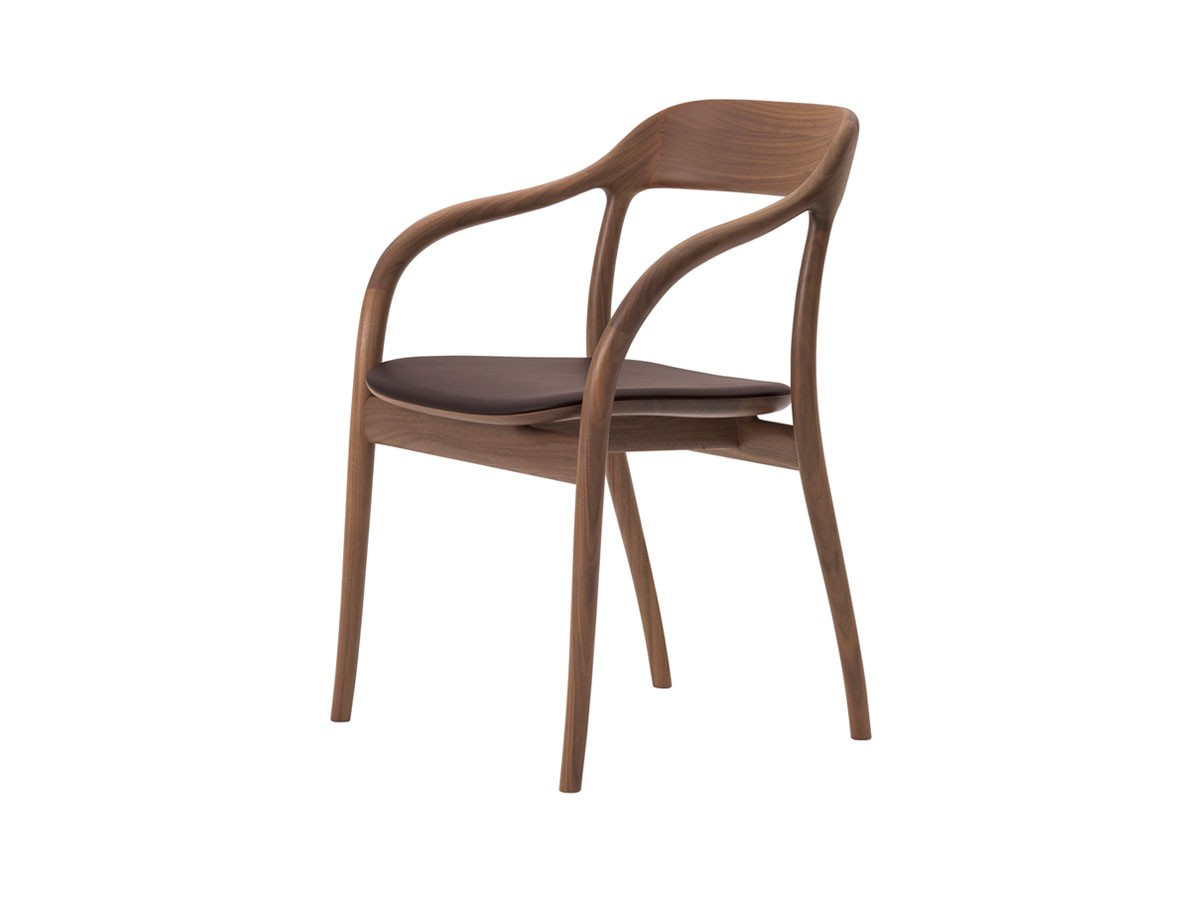 Tako Arm Chair / タコ アームチェア 張座（ウォルナット） （チェア・椅子 > ダイニングチェア） 9
