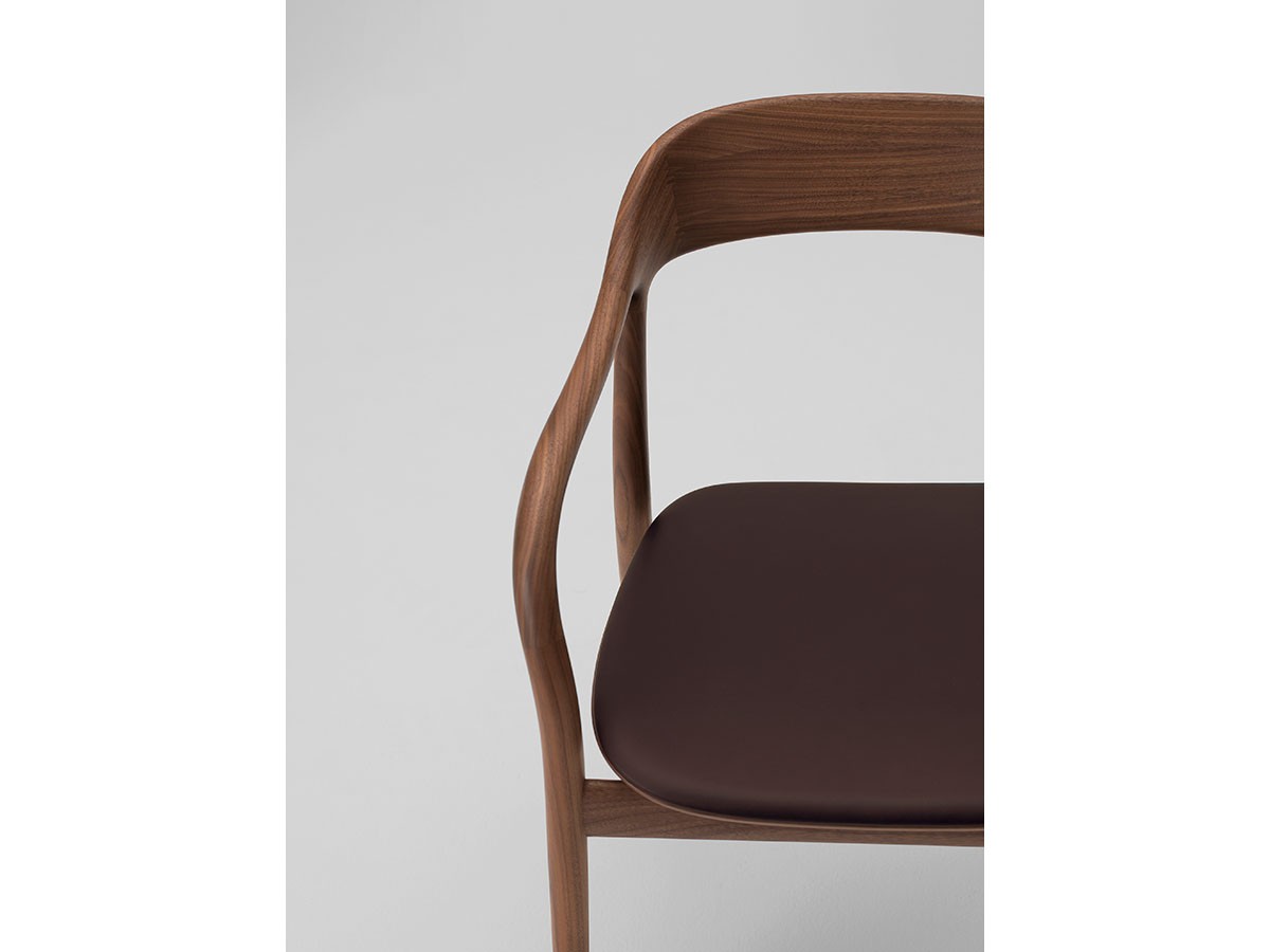 Tako Arm Chair / タコ アームチェア 張座（ウォルナット） （チェア・椅子 > ダイニングチェア） 7