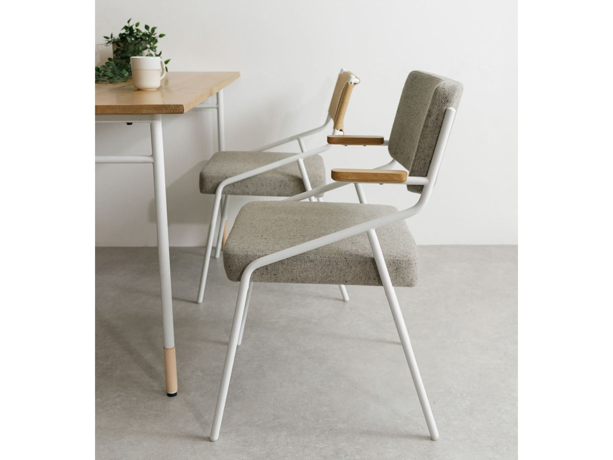DOORS LIVING PRODUCTS DOORS × SYOTYL 
Luonka ARM CHAIR / ドアーズリビングプロダクツ ルオンカ アームチェア （チェア・椅子 > ダイニングチェア） 4