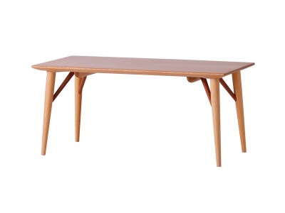 日進木工 WHITE WOOD Living Table / にっしんもっこう ホワイト