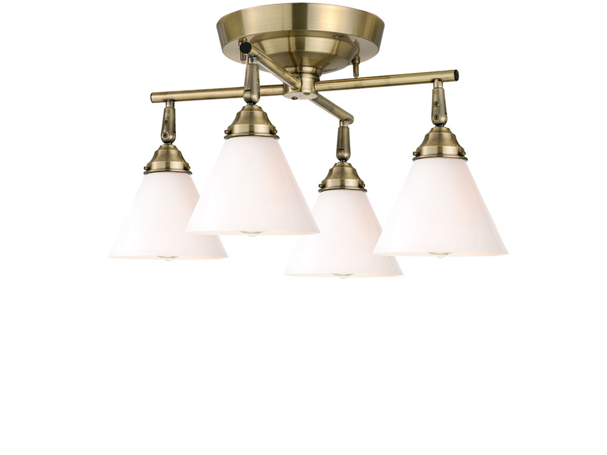 CUSTOM SERIES
4 Cross Ceiling Lamp × Trans Jam / カスタムシリーズ
4灯クロスシーリングランプ × トランス（ジャム） （ライト・照明 > シーリングライト） 1