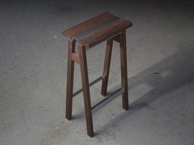 Fulcrum Hi.series stool walnut / フルクラム エイチアイシリーズ