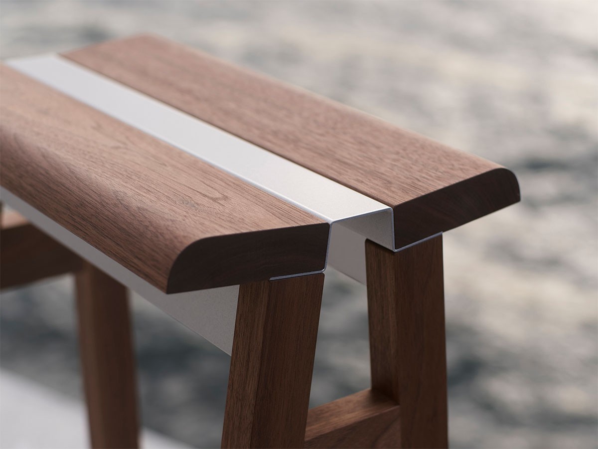 Fulcrum Hi.series hi-stool walnut / フルクラム エイチアイシリーズ ハイスツール（ウォールナット） （チェア・椅子 > カウンターチェア・バーチェア） 7