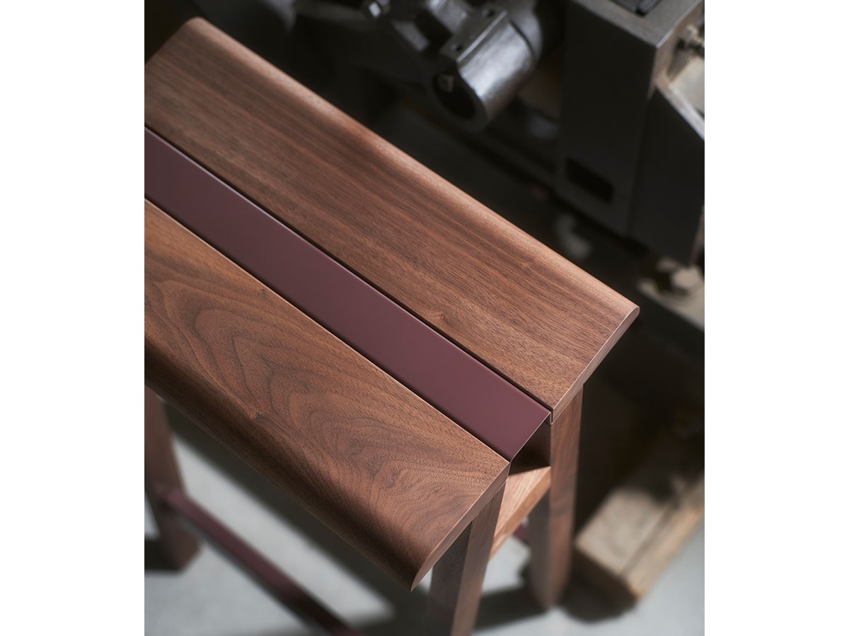 Fulcrum Hi.series hi-stool walnut / フルクラム エイチアイシリーズ ハイスツール（ウォールナット） （チェア・椅子 > カウンターチェア・バーチェア） 13