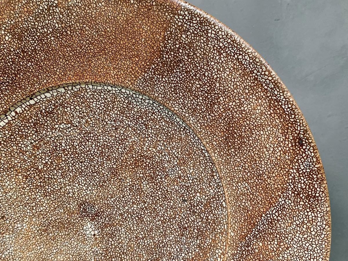 MISHIM POTTERY CREATION fractal rim plate M sabi / ミシンポタリークリエイション フラクタル リムプレート M（サビ） （食器・テーブルウェア > 皿・プレート） 39