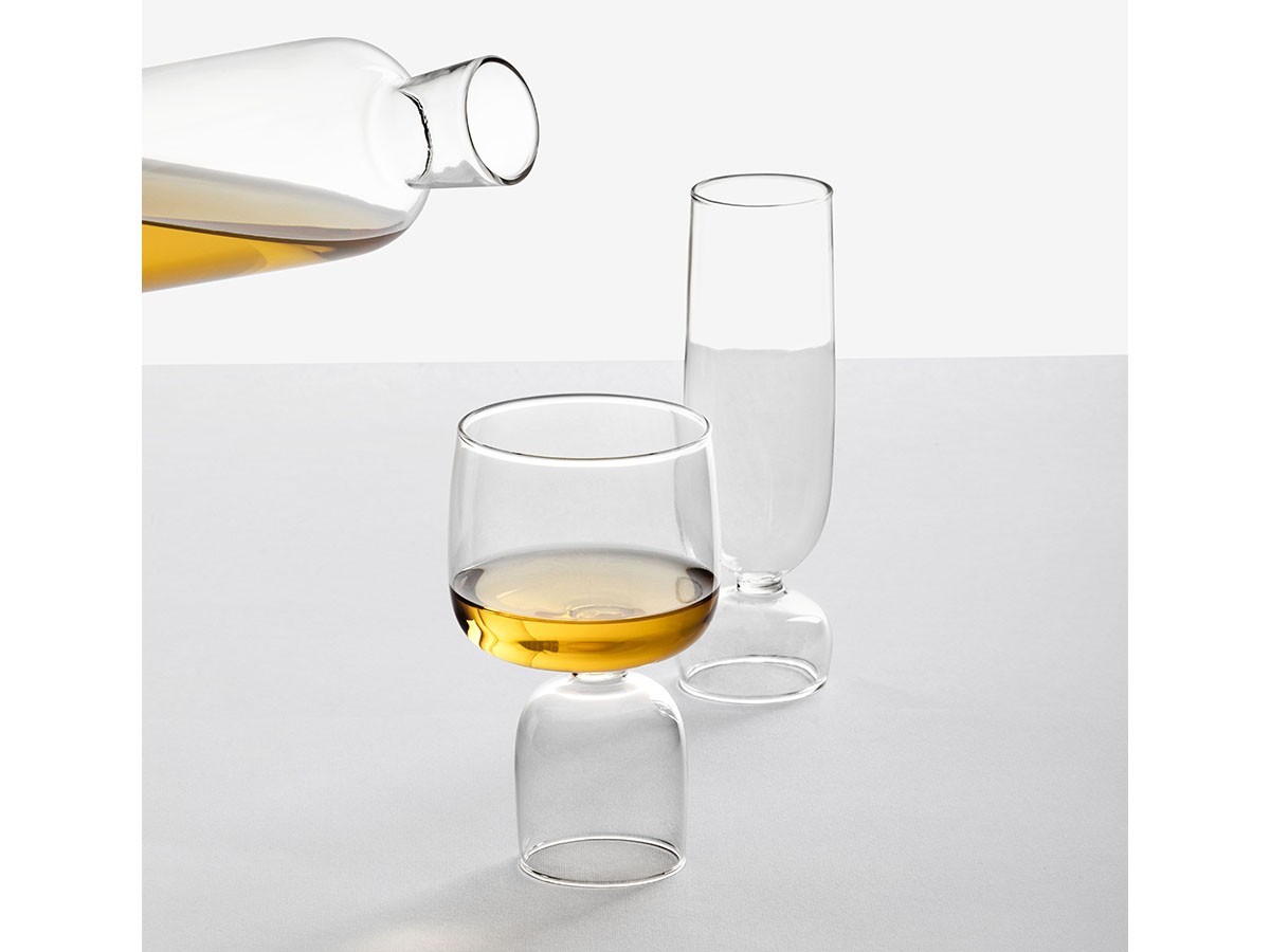 ICHENDORF MILANO Kokeshi Wine Stemmed Glass / イッケンドルフ・ミラノ コケシ ワインステムグラス 250ml （食器・テーブルウェア > ワイングラス・シャンパングラス） 2