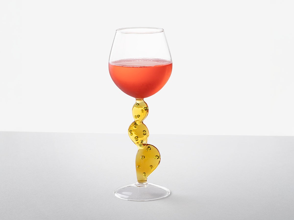 ICHENDORF MILANO Desert Plants Wine Glass Cactus / イッケンドルフ・ミラノ デザートプラント ステムグラス カクタス 350ml （食器・テーブルウェア > ワイングラス・シャンパングラス） 7