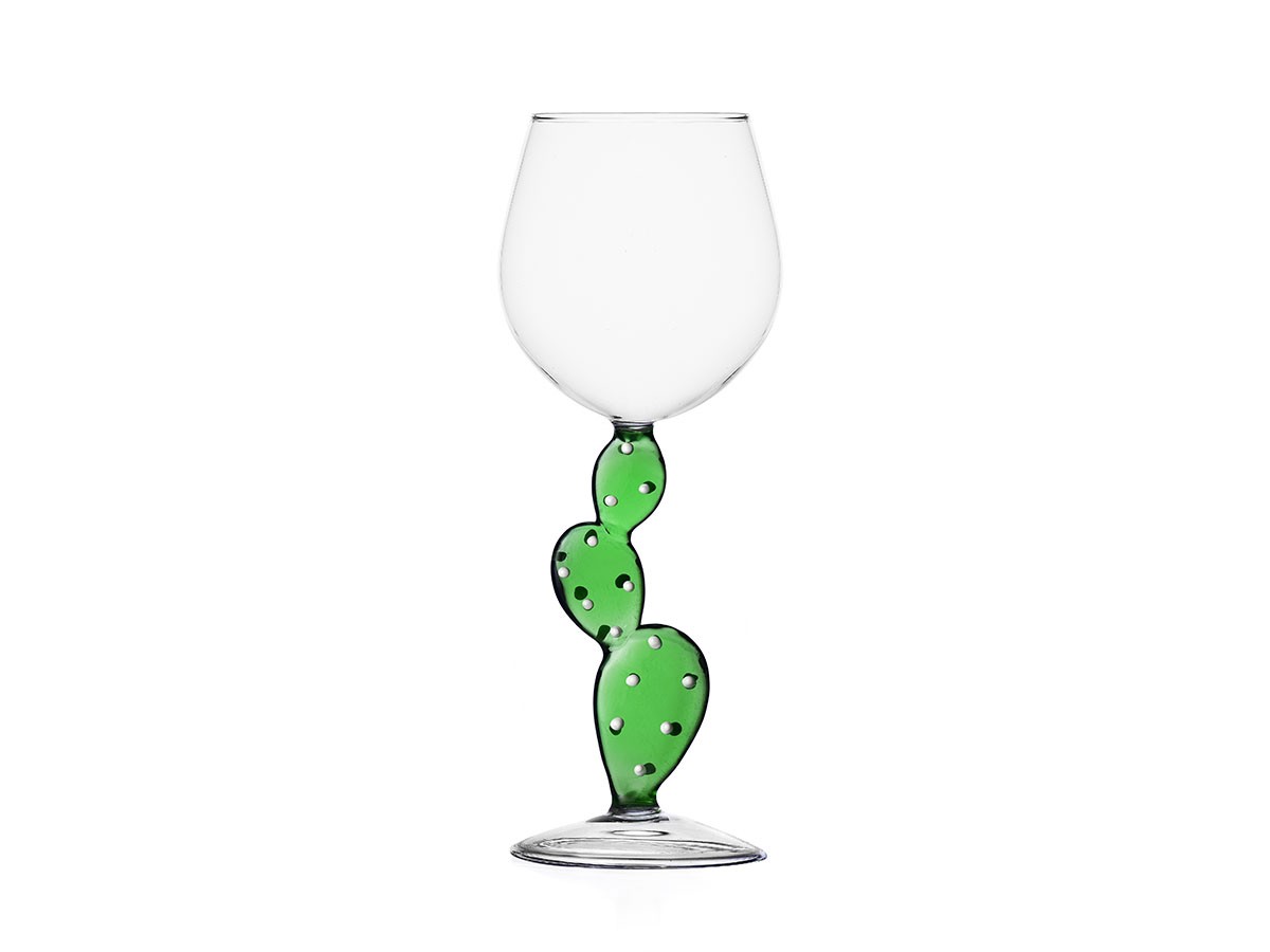 ICHENDORF MILANO Desert Plants Wine Glass Cactus / イッケンドルフ・ミラノ デザートプラント ステムグラス カクタス 350ml （食器・テーブルウェア > ワイングラス・シャンパングラス） 3