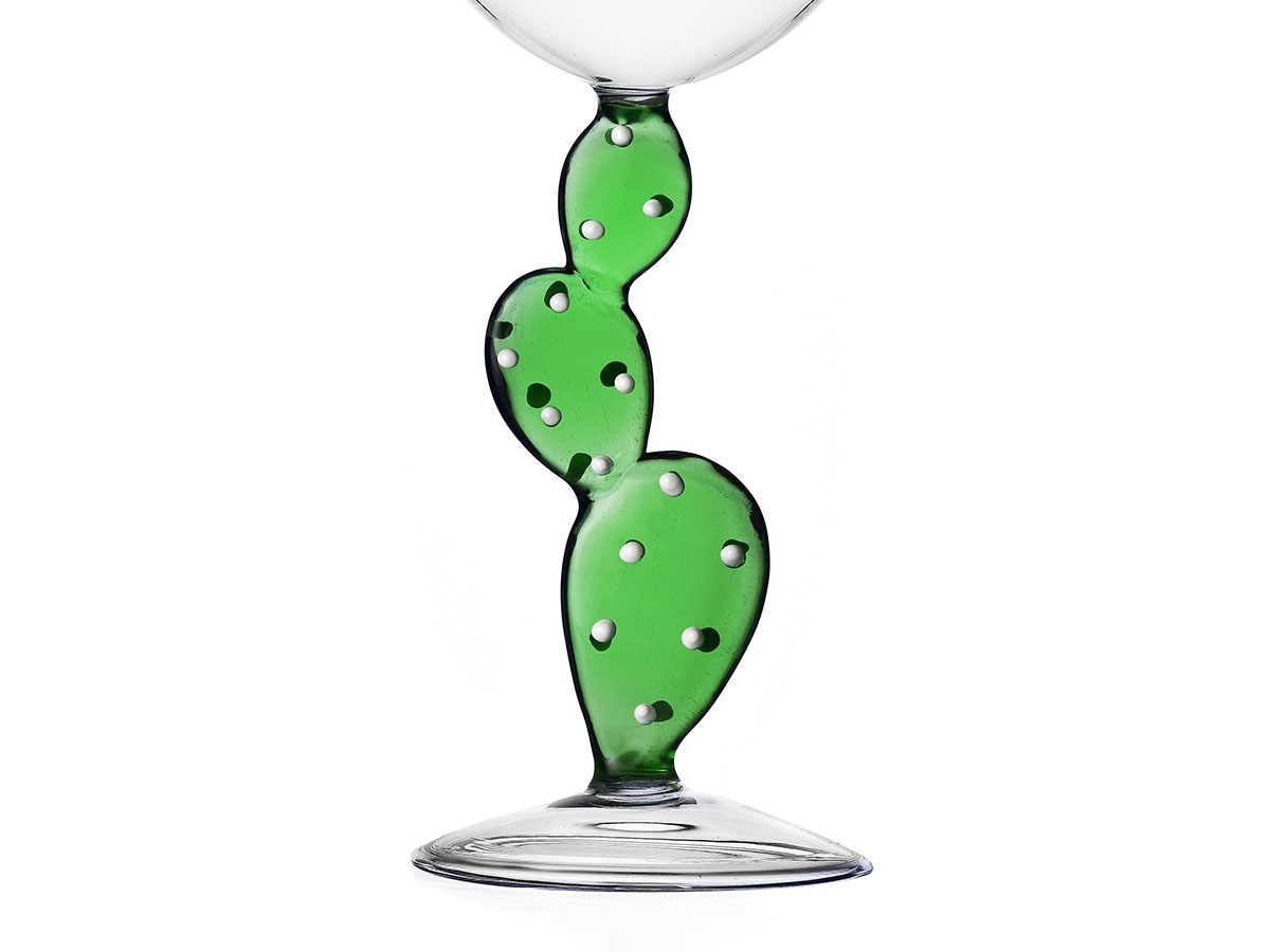 ICHENDORF MILANO Desert Plants Wine Glass Cactus / イッケンドルフ・ミラノ デザートプラント ステムグラス カクタス 350ml （食器・テーブルウェア > ワイングラス・シャンパングラス） 10
