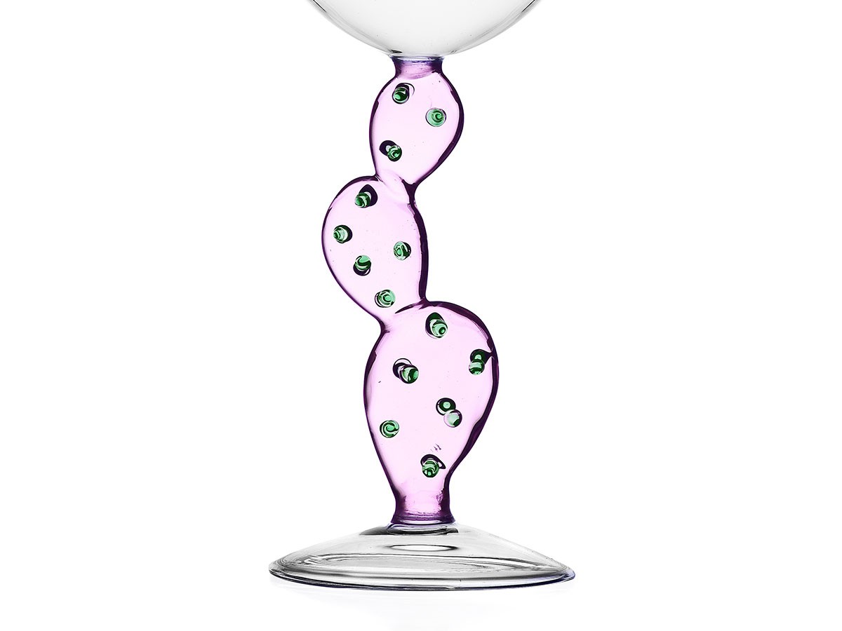 ICHENDORF MILANO Desert Plants Wine Glass Cactus / イッケンドルフ・ミラノ デザートプラント ステムグラス カクタス 350ml （食器・テーブルウェア > ワイングラス・シャンパングラス） 12