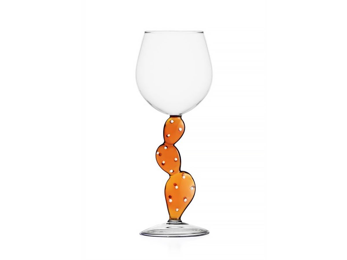 ICHENDORF MILANO Desert Plants Wine Glass Cactus / イッケンドルフ・ミラノ デザートプラント ステムグラス カクタス 350ml （食器・テーブルウェア > ワイングラス・シャンパングラス） 6