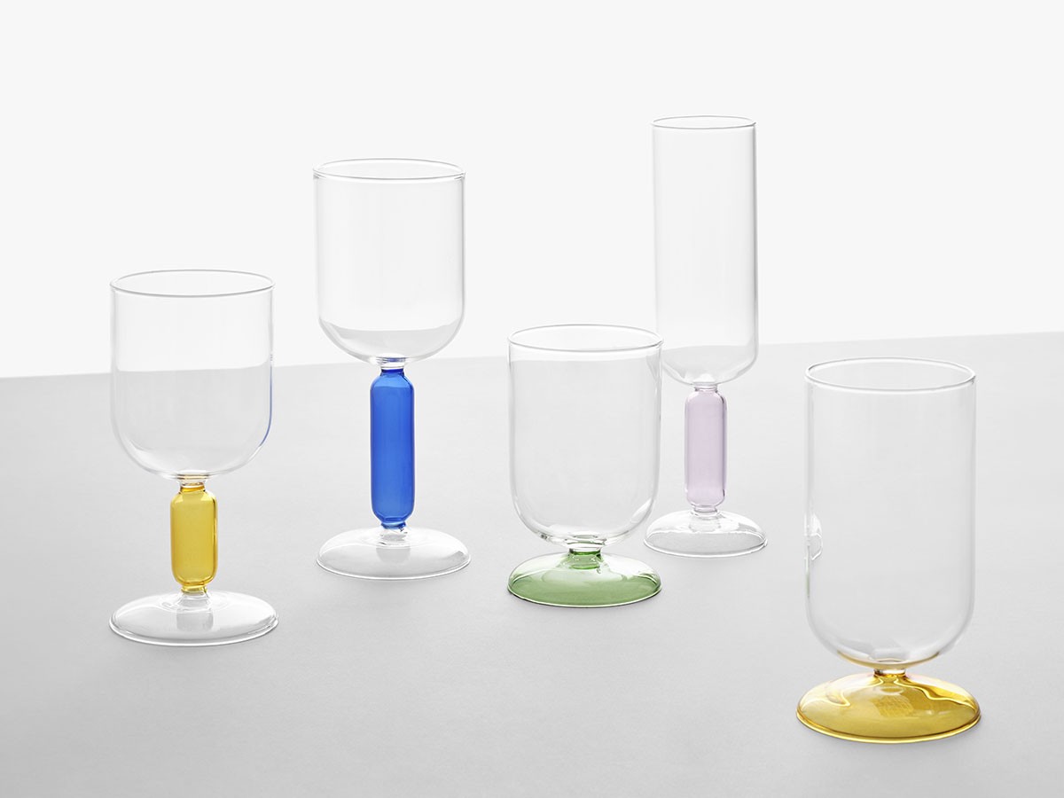 ICHENDORF MILANO Bloom Stemmed Glass Yellow / イッケンドルフ・ミラノ ブルーム ステムグラス イエロー 500ml （食器・テーブルウェア > タンブラー・グラス） 2