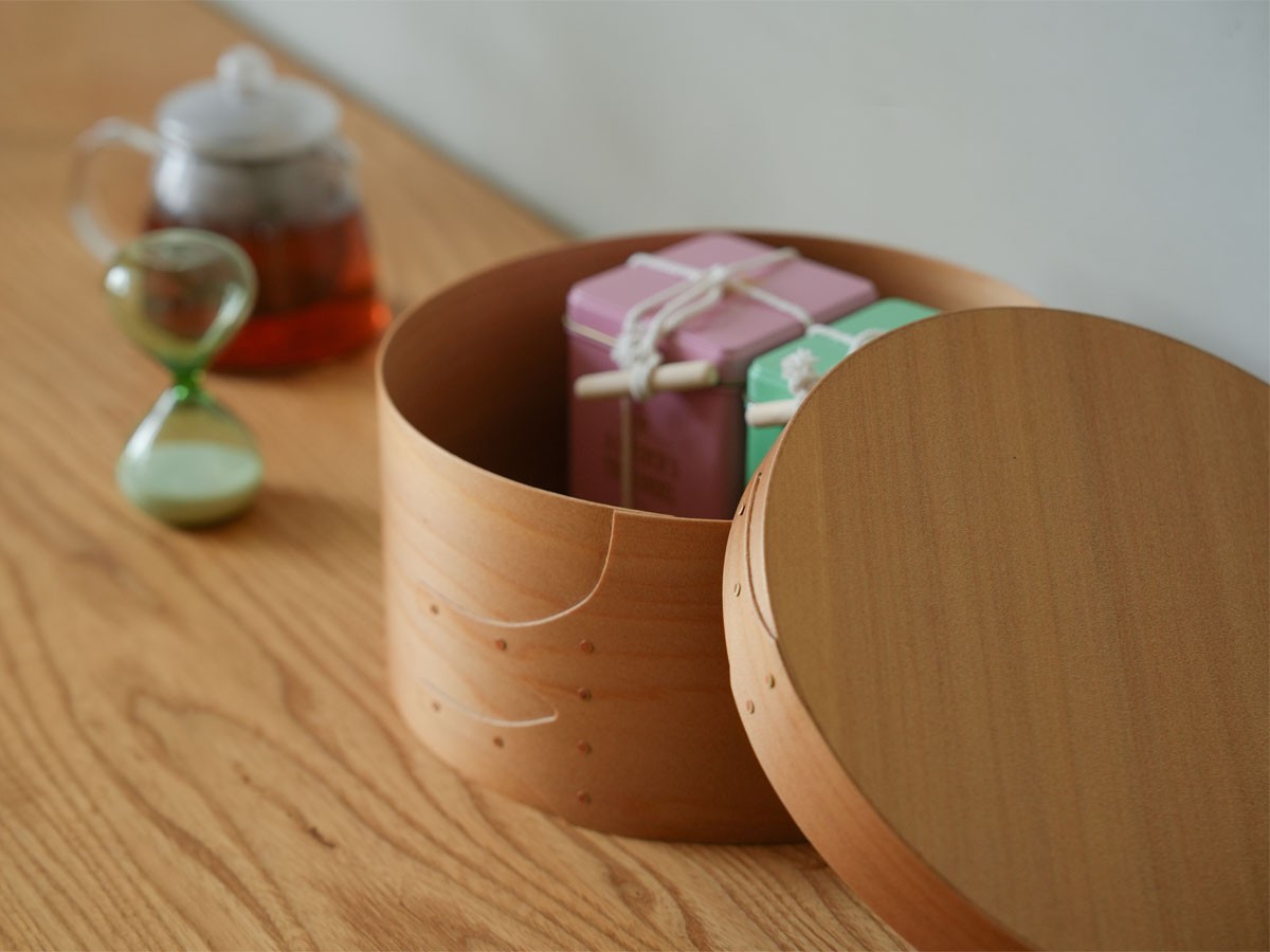 Shaker Round Box / シェーカー ラウンドボックス M（ライトブラウン） （インテリア雑貨 > ツールボックス・小物収納） 4