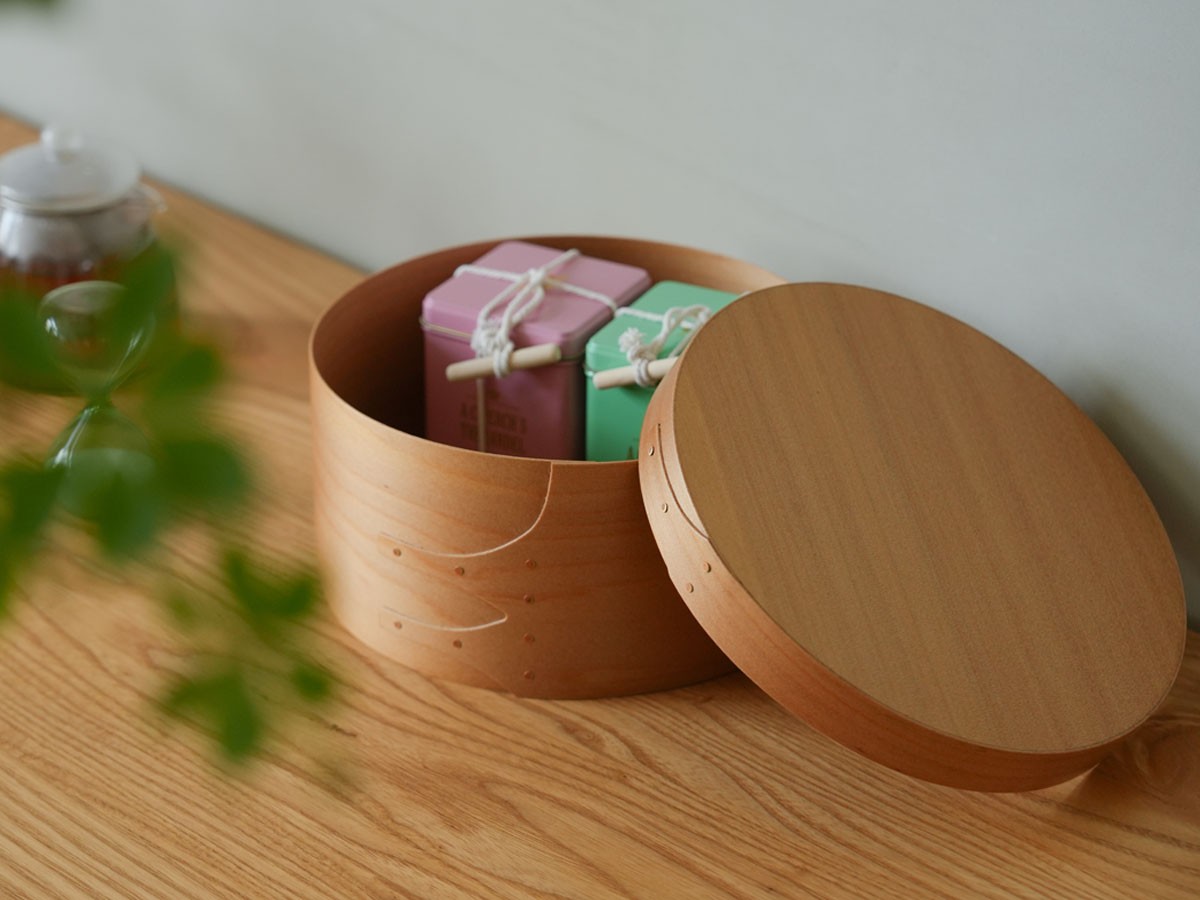 Shaker Round Box / シェーカー ラウンドボックス M（ライトブラウン） （インテリア雑貨 > ツールボックス・小物収納） 2