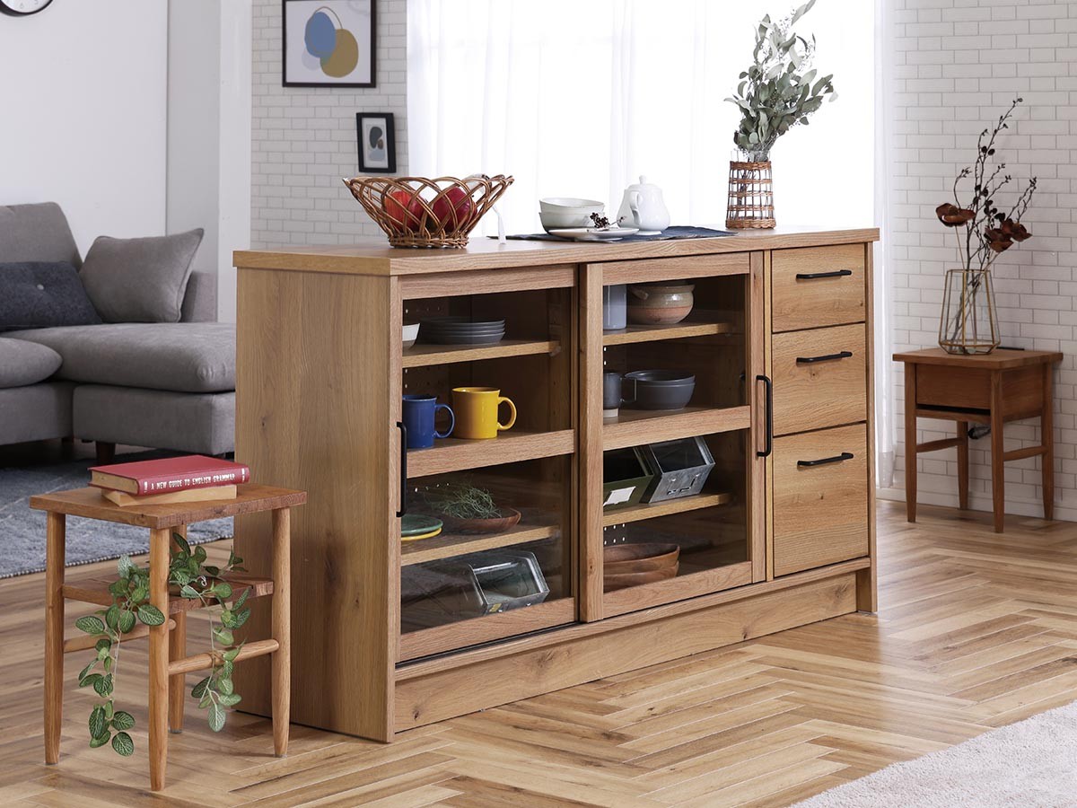 HERME CABINET / エルメ キャビネット 幅150cm （収納家具 > キャビネット） 3