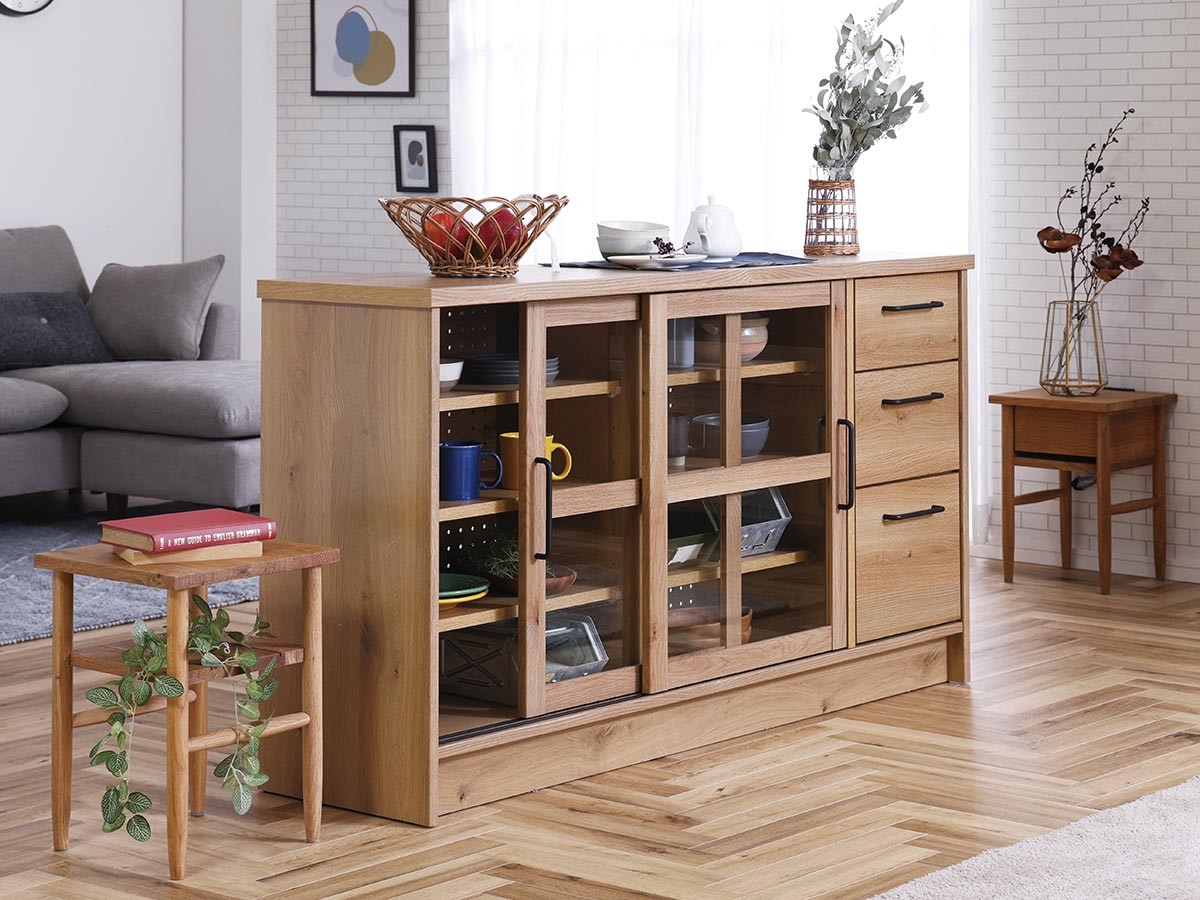 HERME CABINET / エルメ キャビネット 幅150cm （収納家具 > キャビネット） 4