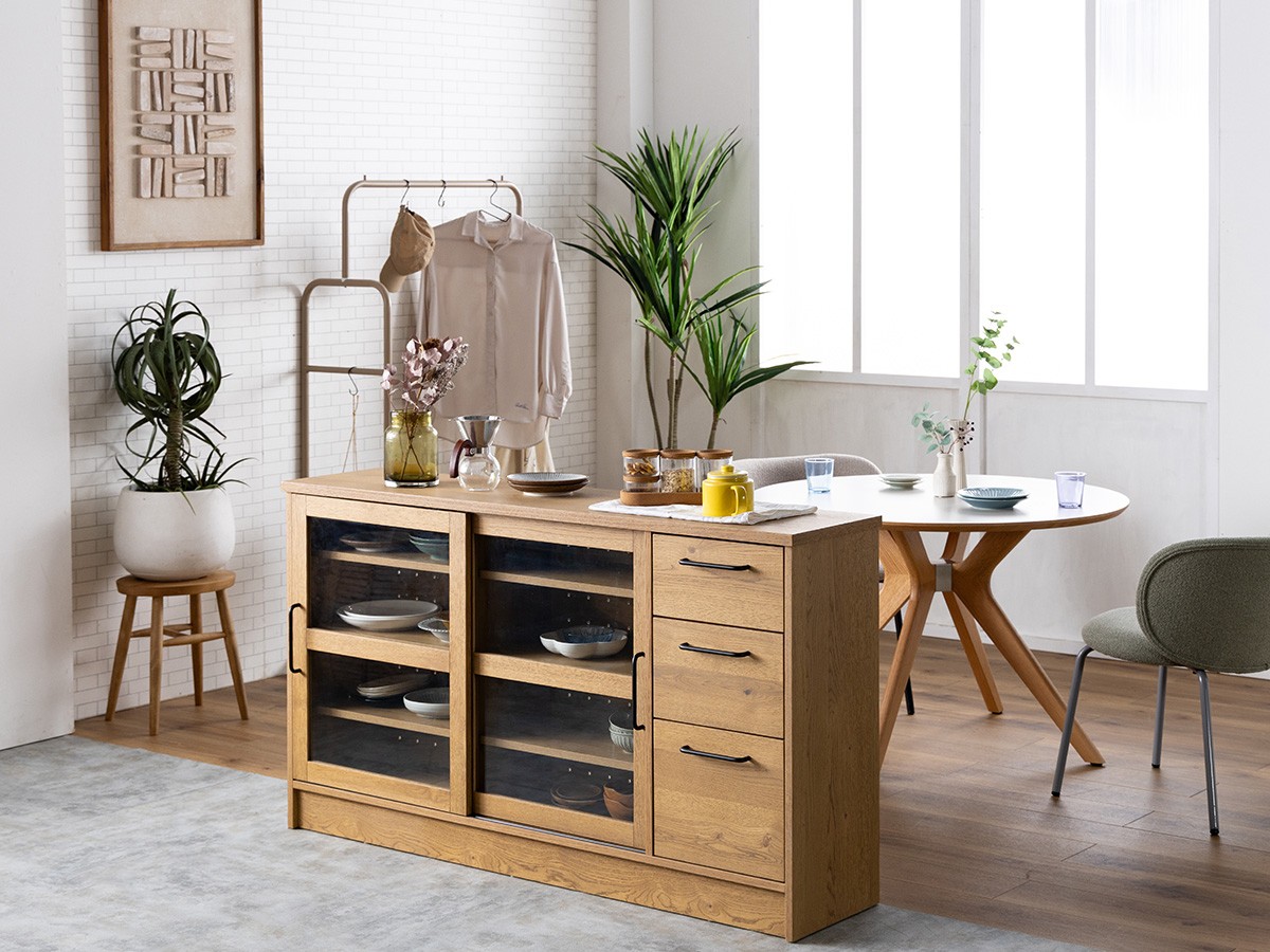 nora. HERME CABINET / ノラ エルメ キャビネット 幅150cm