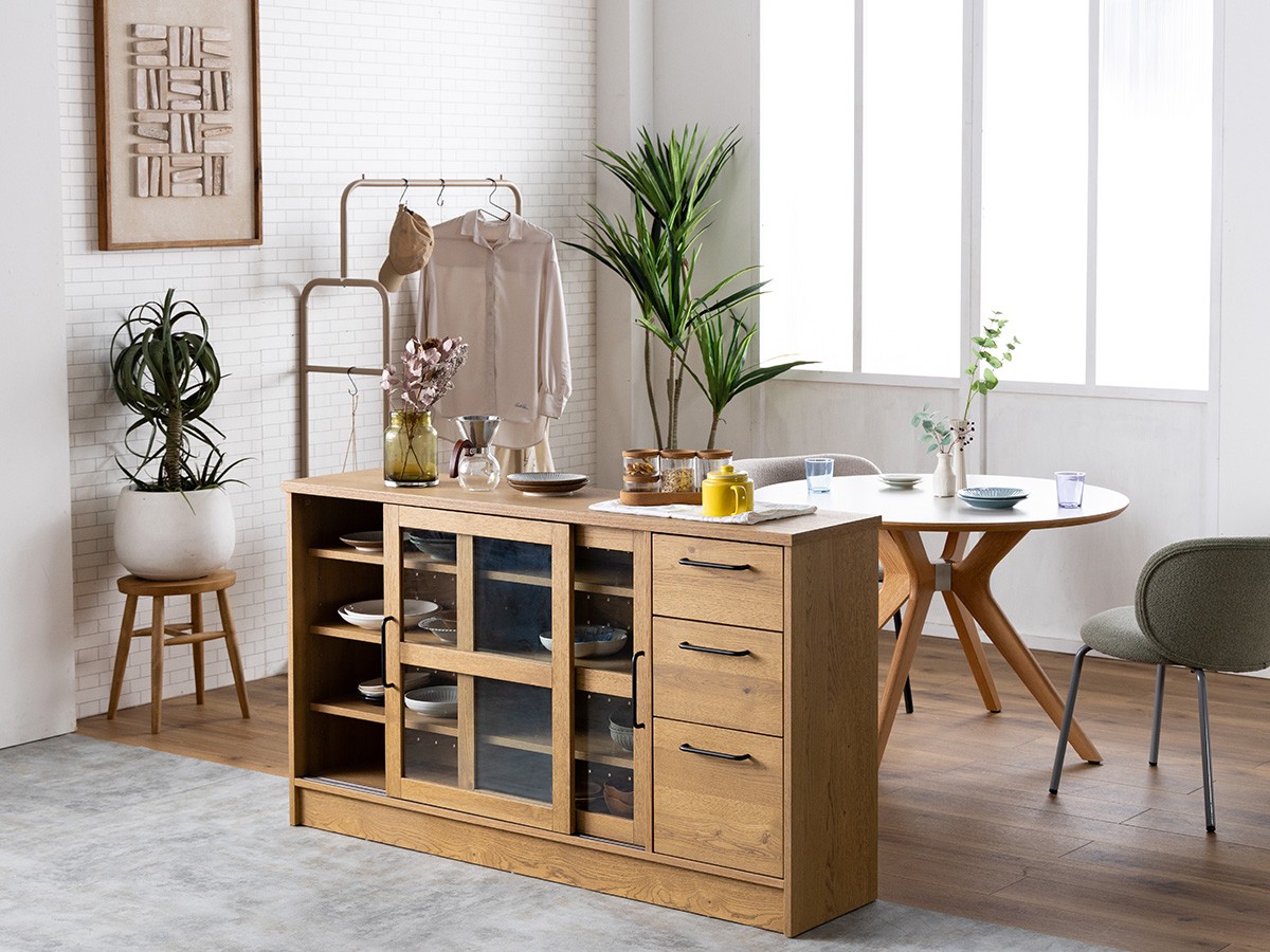 HERME CABINET / エルメ キャビネット 幅150cm （収納家具 > キャビネット） 3