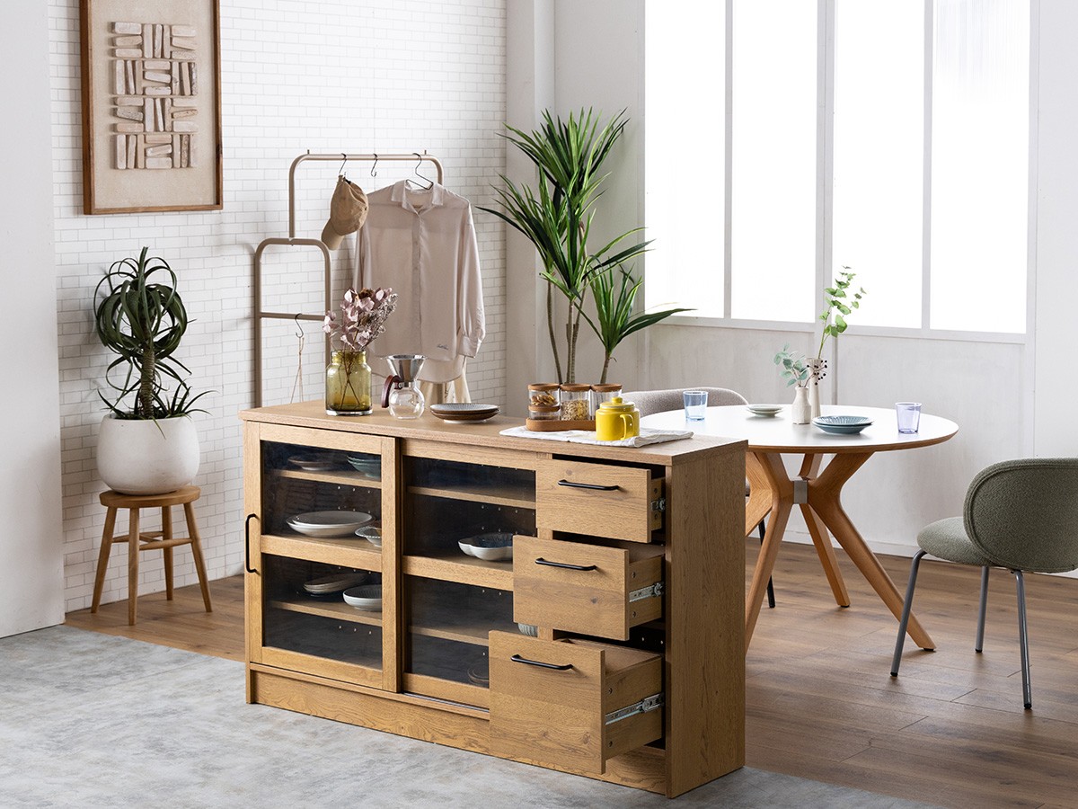 HERME CABINET / エルメ キャビネット 幅150cm （収納家具 > キャビネット） 4