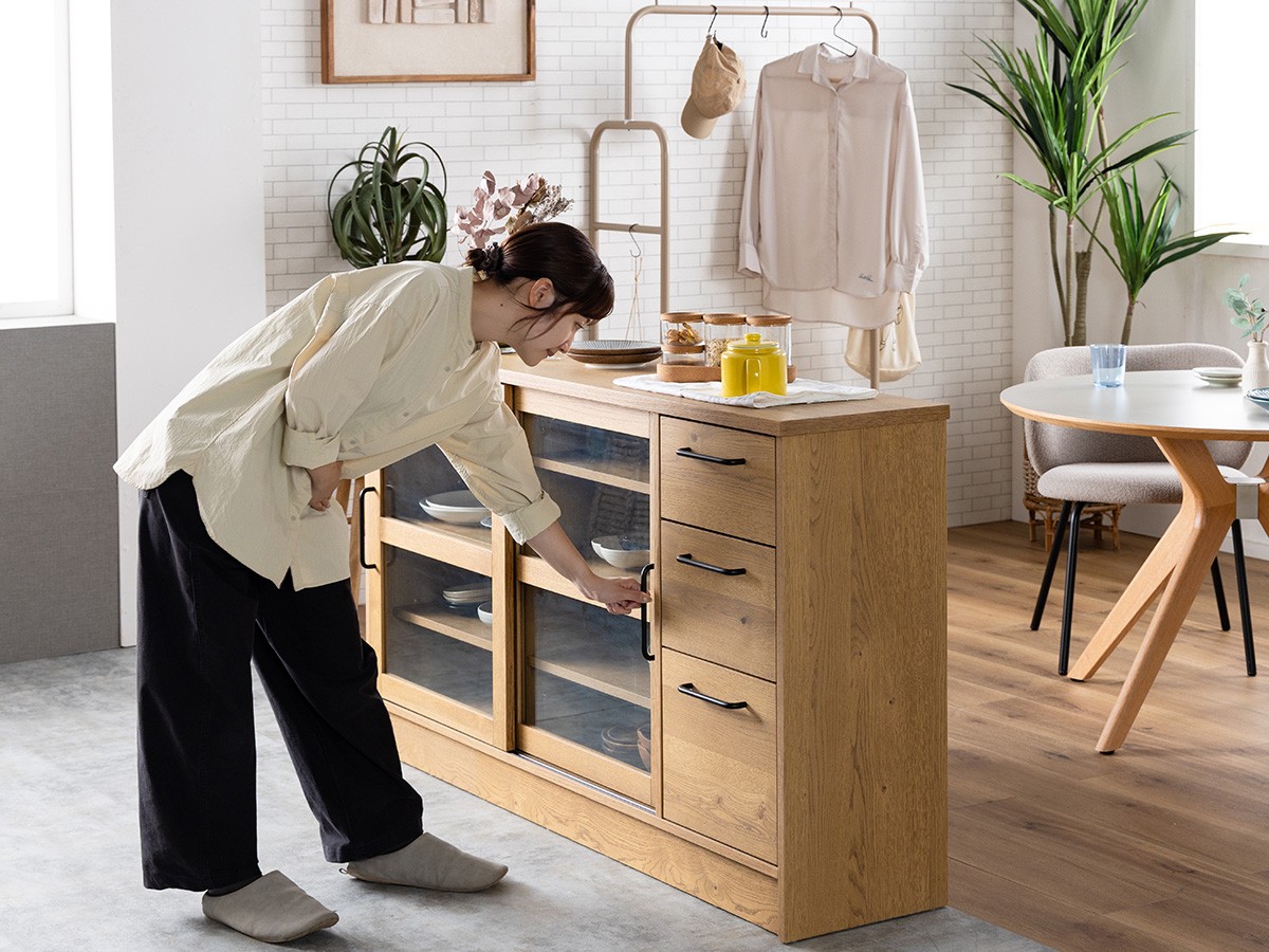 HERME CABINET / エルメ キャビネット 幅150cm （収納家具 > キャビネット） 5
