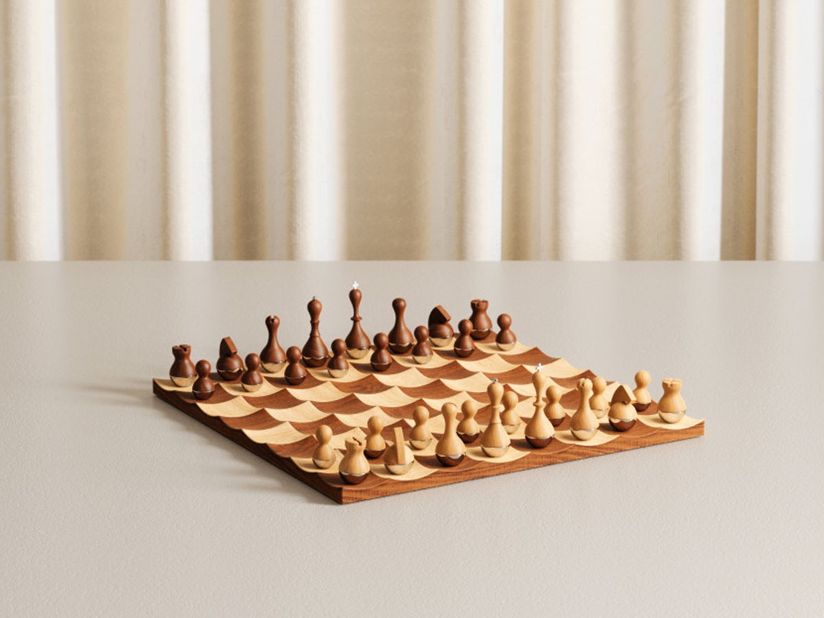 Umbra Wobble Chess Set / アンブラ ウォブル チェスセット （キッズ家具・ベビー用品 > おもちゃ・玩具） 5