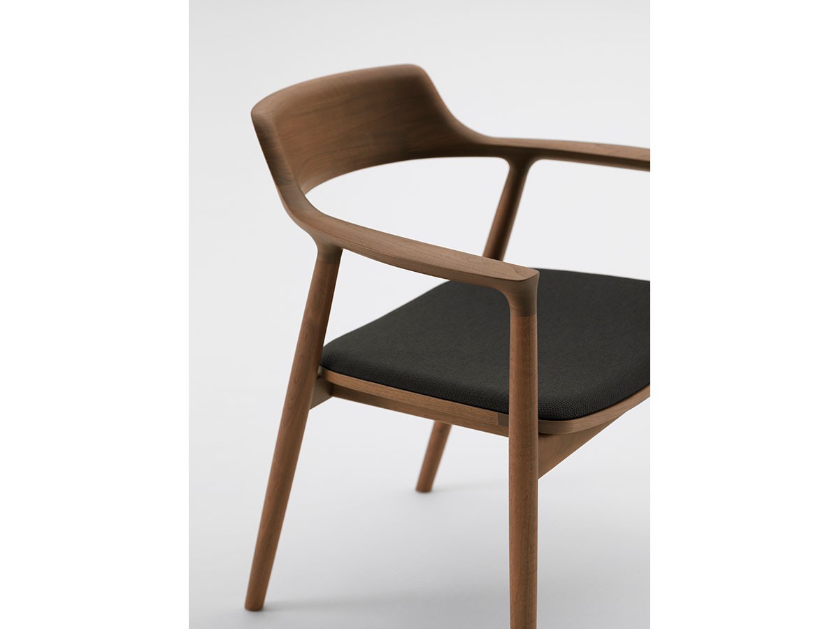 HIROSHIMA Wide Arm Chair / ヒロシマ ワイドアームチェア 張座 （チェア・椅子 > ダイニングチェア） 4