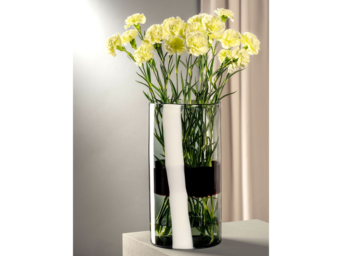 LEONARDO BANDA NERA Vase / レオナルド バンダ ネーラ ベース 高さ40cm （花器・プランター・グリーン > 花瓶・フラワーベース） 6