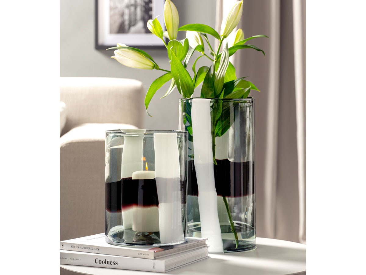 LEONARDO BANDA NERA Vase / レオナルド バンダ ネーラ ベース 高さ40cm （花器・プランター・グリーン > 花瓶・フラワーベース） 9