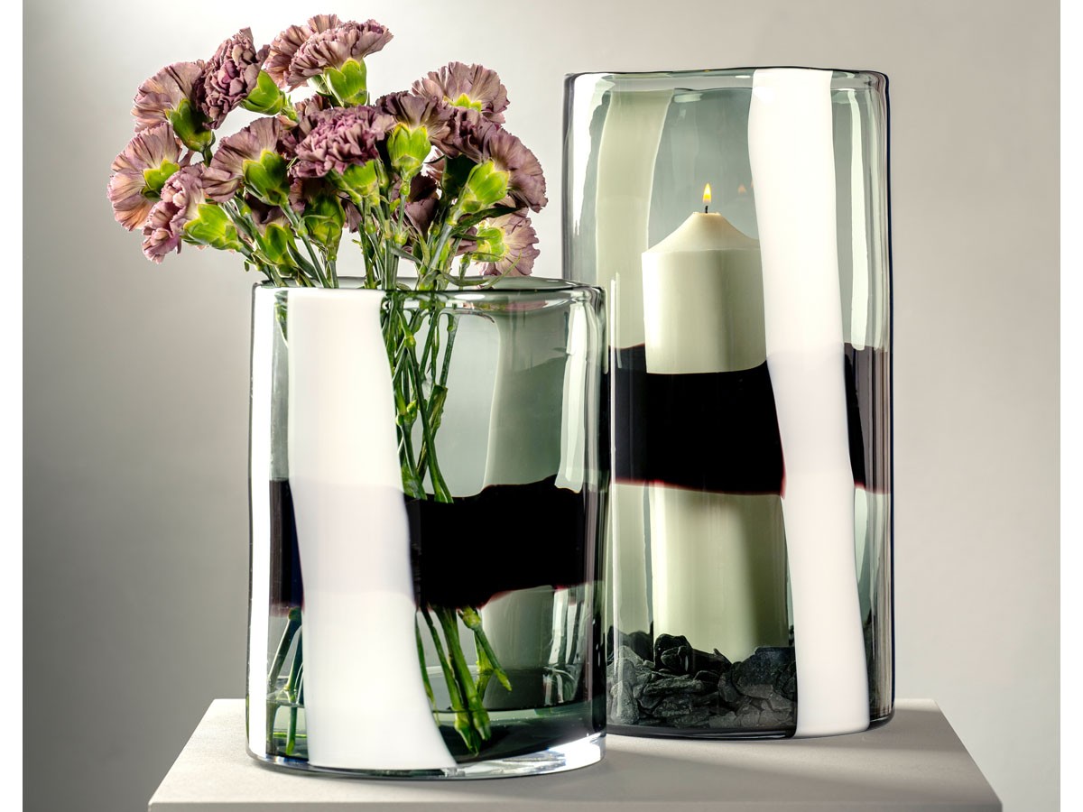 LEONARDO BANDA NERA Vase / レオナルド バンダ ネーラ ベース 高さ40cm （花器・プランター・グリーン > 花瓶・フラワーベース） 10
