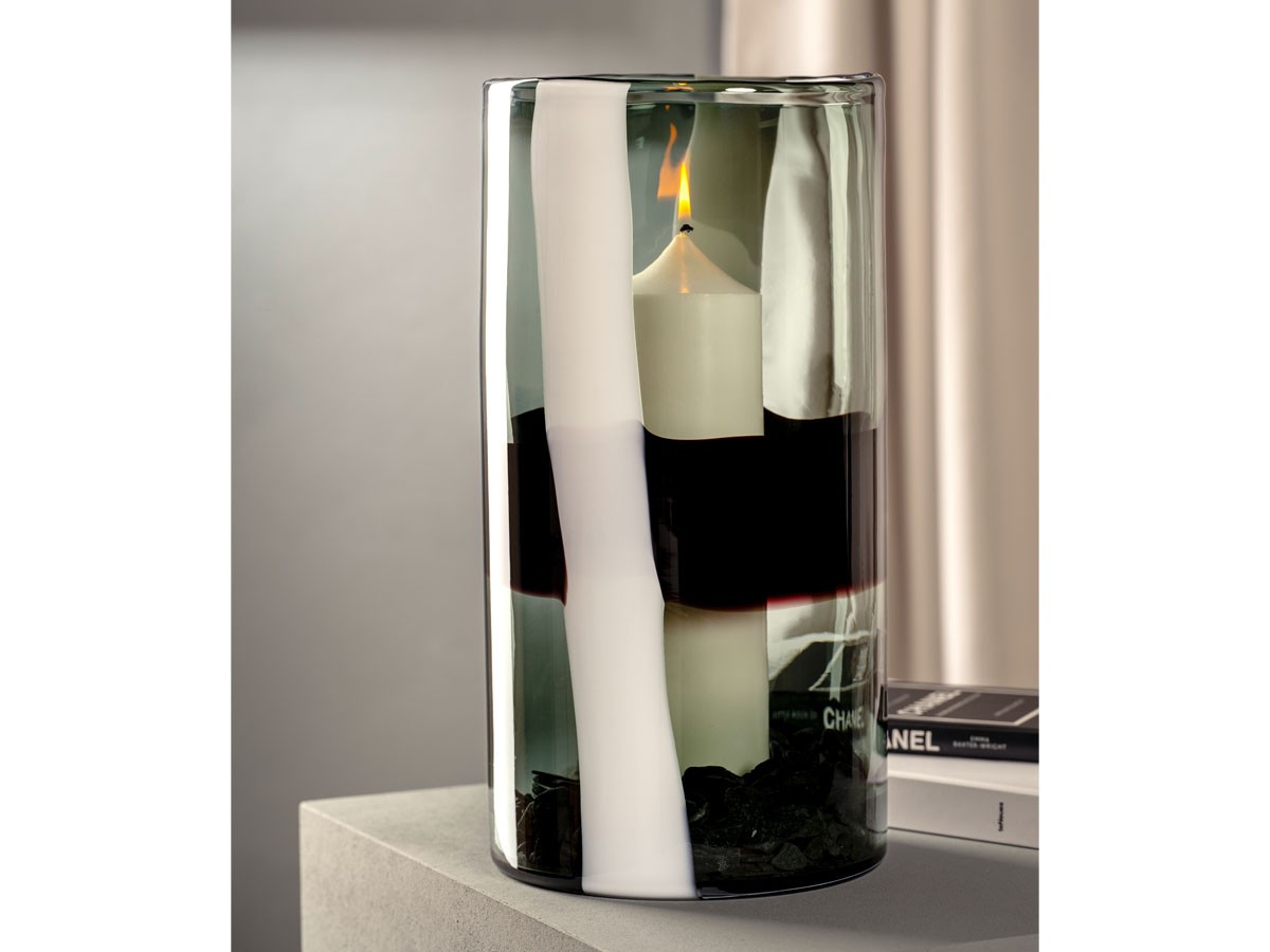 LEONARDO BANDA NERA Vase / レオナルド バンダ ネーラ ベース 高さ40cm （花器・プランター・グリーン > 花瓶・フラワーベース） 4
