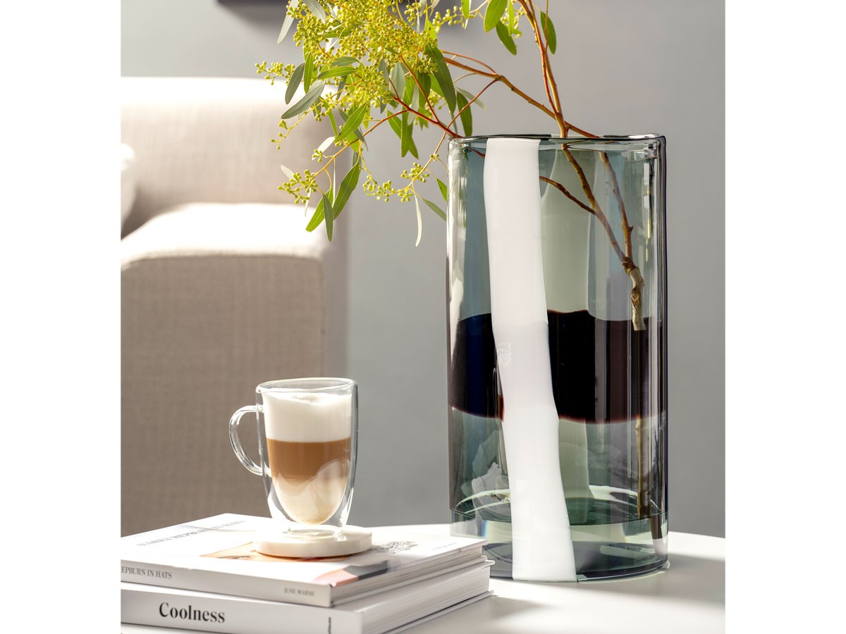 LEONARDO BANDA NERA Vase / レオナルド バンダ ネーラ ベース 高さ40cm （花器・プランター・グリーン > 花瓶・フラワーベース） 2