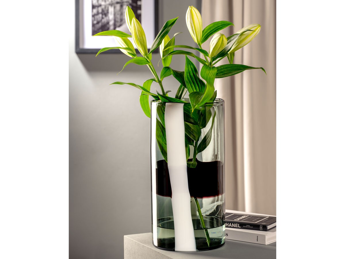 LEONARDO BANDA NERA Vase / レオナルド バンダ ネーラ ベース 高さ40cm （花器・プランター・グリーン > 花瓶・フラワーベース） 7