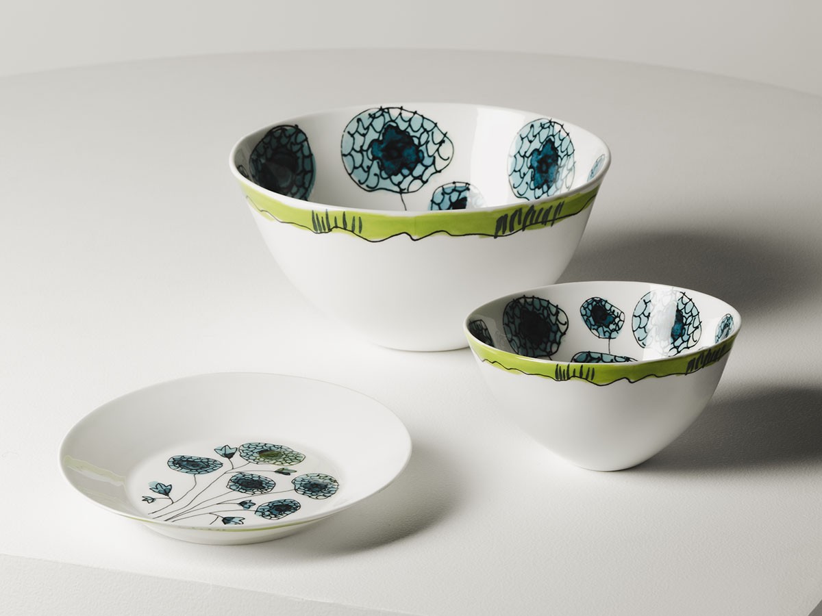 MIDNIGHT FLOWERS by MARNI
Deep Plate M Anemone Vaniglia / ミッドナイトフラワーズ バイ マルニ
ディーププレート M アネモネバニラ 22cm （食器・テーブルウェア > お椀・ボウル） 4