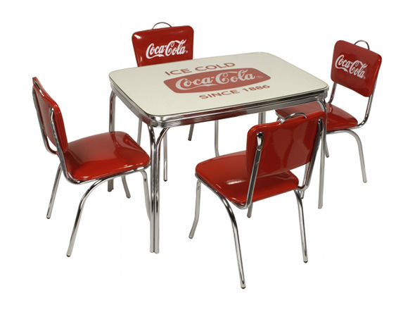 Coke Diner-Table With Glass Top 3