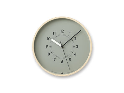 グレーの壁掛け時計 - インテリア・家具通販【FLYMEe】