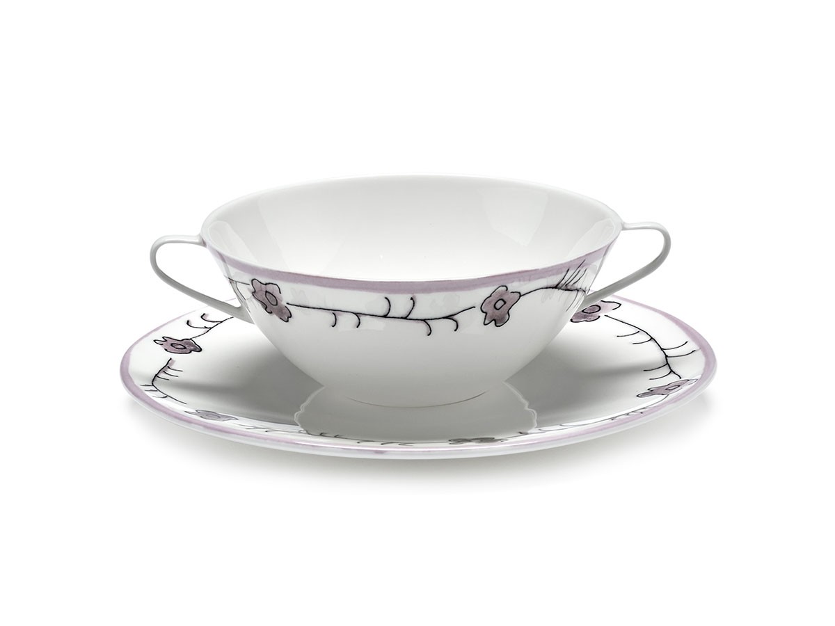 MIDNIGHT FLOWERS by MARNI
Soup Bowl with Saucer Dark Viola / ミッドナイトフラワーズ バイ マルニ
スープボウル / ソーサー ダークビオラ (食器・テーブルウェア > お椀・ボウル) 1