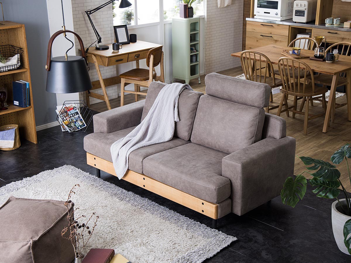BASQUE SOFA / バスク ソファ 2.5人掛け レザーテックス （ソファ > 二人掛けソファ） 6