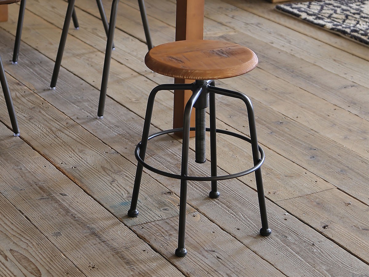 Knot antiques CONVEX STOOL S / ノットアンティークス コンベックス 昇降スツール S（板座） （チェア・椅子 > スツール） 1