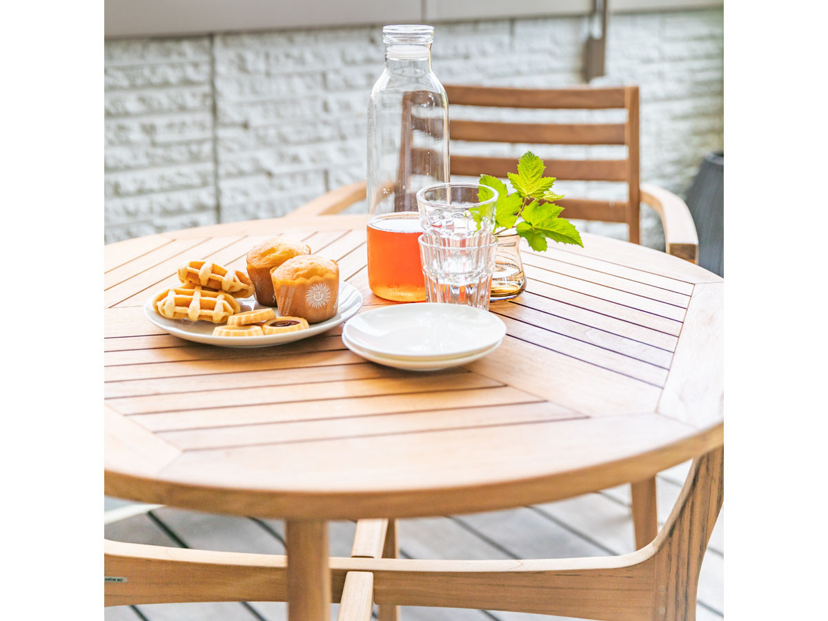 Teak Style Lotus Table 80 / チークスタイル ロータス テーブル 80 （テーブル > 丸テーブル・ラウンドテーブル） 12