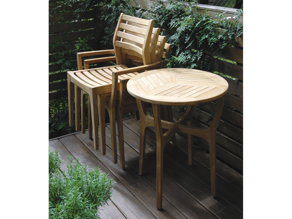 Teak Style Lotus Table 80 / チークスタイル ロータス テーブル 80 （テーブル > 丸テーブル・ラウンドテーブル） 7