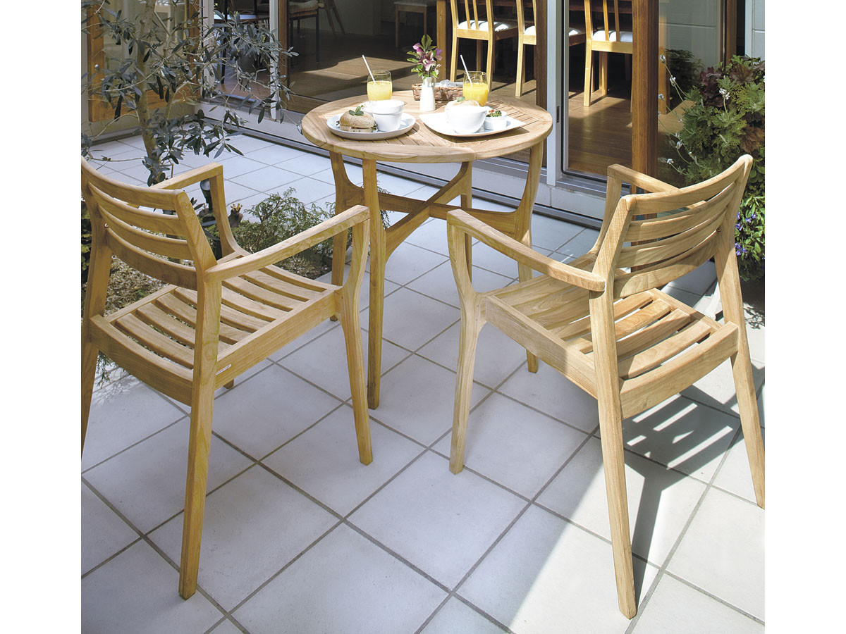 Teak Style Lotus Table 80 / チークスタイル ロータス テーブル 80 （テーブル > 丸テーブル・ラウンドテーブル） 6