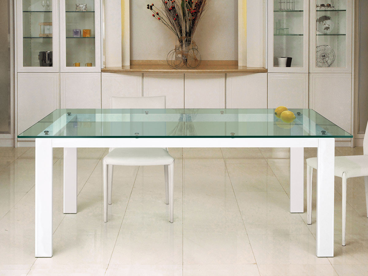 GLASS DINING TABLE W180 1