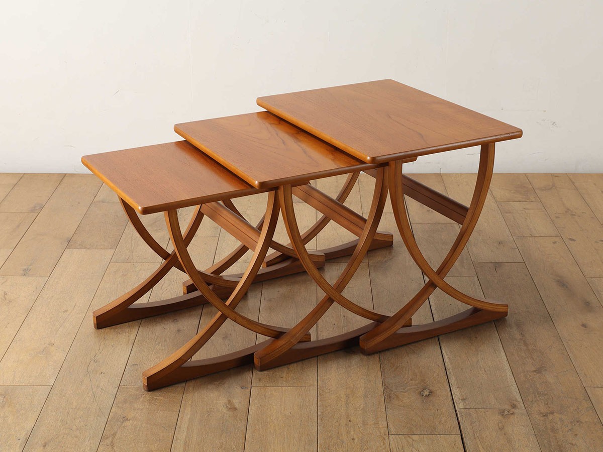 Lloyd's Antiques Real Antique
Nest Of Tables / ロイズ・アンティークス 英国アンティーク家具
ネストテーブル QH006008 （テーブル > サイドテーブル） 8