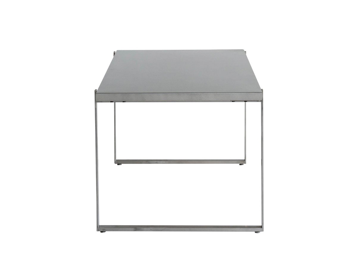 Knot antiques MATERIA DINING TABLE / ノットアンティークス マテリア ダイニングテーブル
ステンレス天板 + No.4脚（ロの字脚） （テーブル > ダイニングテーブル） 19