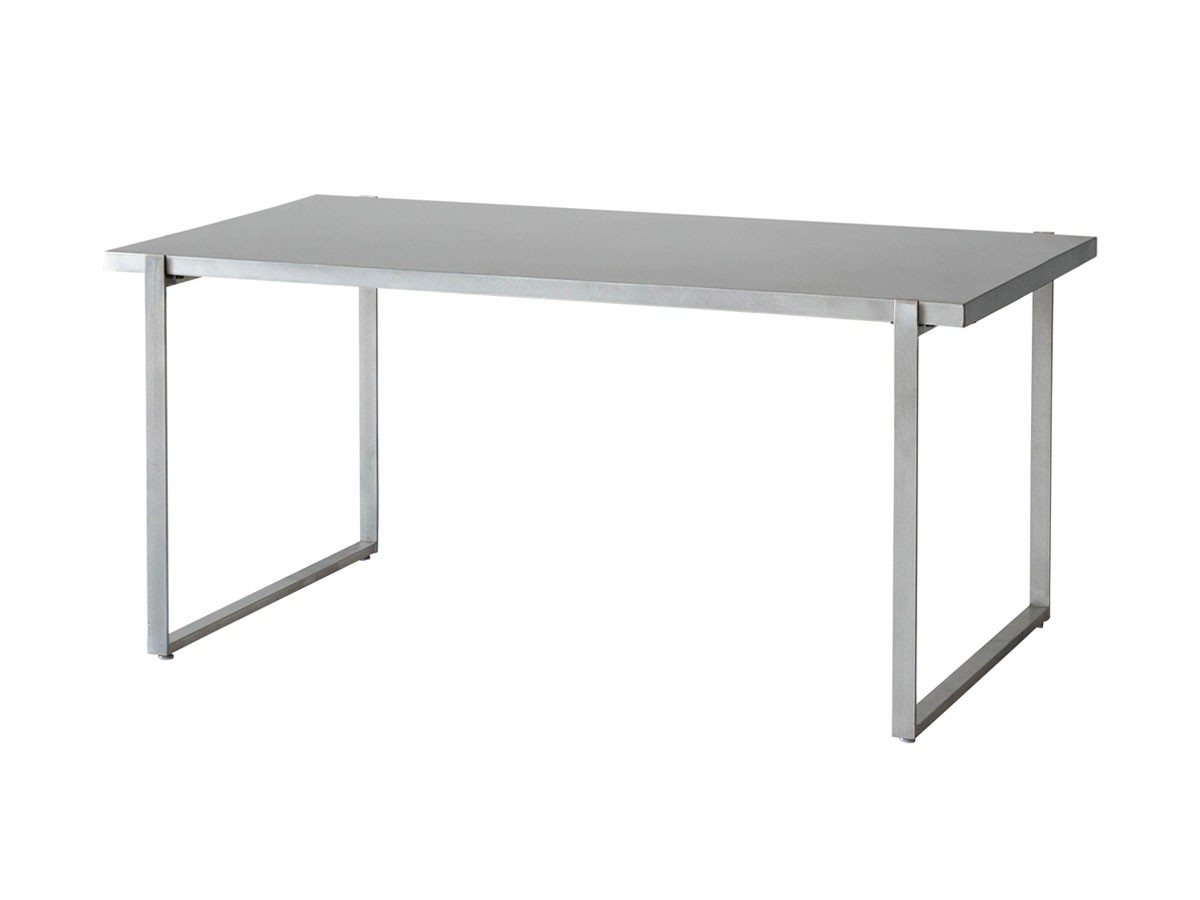 Knot antiques MATERIA DINING TABLE / ノットアンティークス マテリア ダイニングテーブル
ステンレス天板 + No.4脚（ロの字脚） （テーブル > ダイニングテーブル） 2