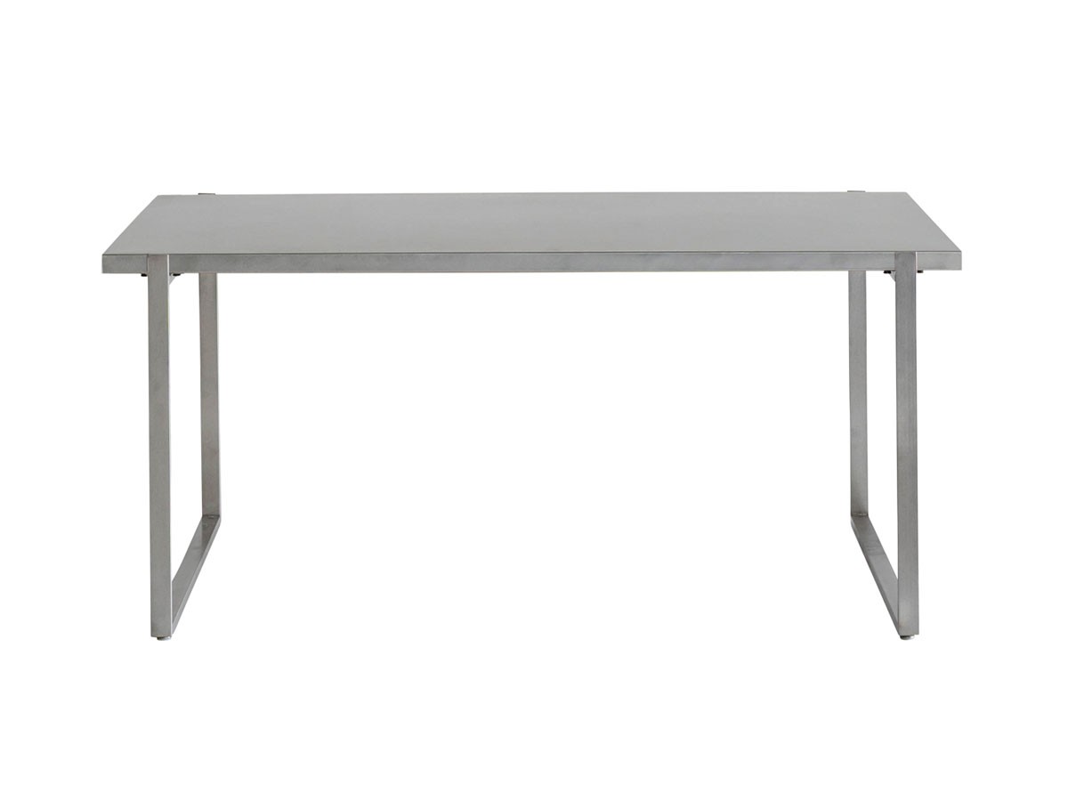 Knot antiques MATERIA DINING TABLE / ノットアンティークス マテリア ダイニングテーブル
ステンレス天板 + No.4脚（ロの字脚） （テーブル > ダイニングテーブル） 20