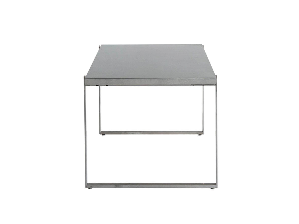 Knot antiques MATERIA DINING TABLE / ノットアンティークス マテリア ダイニングテーブル
ステンレス天板 + No.4脚（ロの字脚） （テーブル > ダイニングテーブル） 23