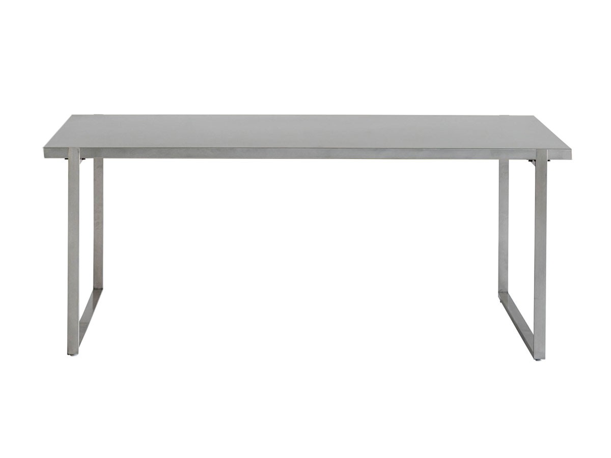 Knot antiques MATERIA DINING TABLE / ノットアンティークス マテリア ダイニングテーブル
ステンレス天板 + No.4脚（ロの字脚） （テーブル > ダイニングテーブル） 22