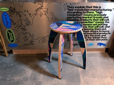 AFTERU BUD STOOL / アフターユー バッズ スツール（ブルー