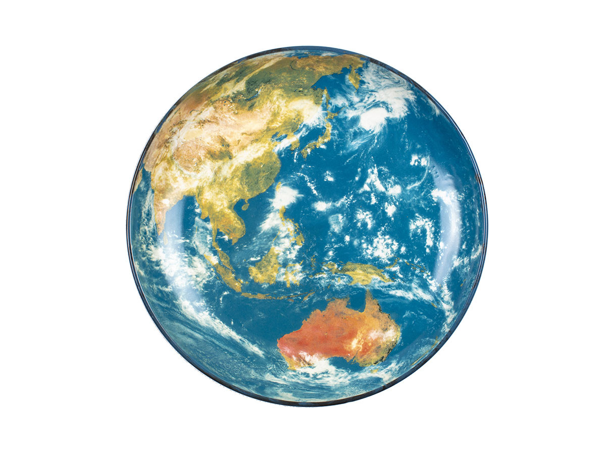 DIESEL LIVING with SELETTI COSMIC DINER 
PLATE EARTH - Asia / ディーゼルリビング ウィズ セレッティ コズミックダイナー
プレート（地球 - アジア） （食器・テーブルウェア > 皿・プレート） 1